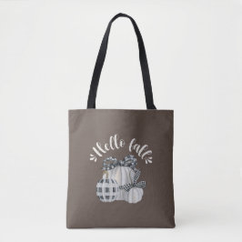 Bolso De Tela Tres Calabazas Hola Caída Bebé