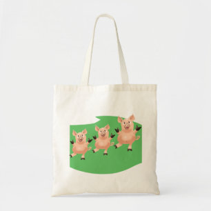 Bolso De Tela Tres Cerditos