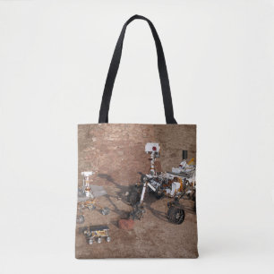Bolso De Tela Tres Generaciones De Rovers De Marte.