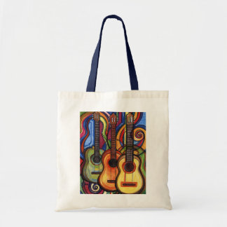 Bolso De Tela Tres guitarras