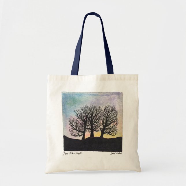 Bolso De Tela Tres hermanas (Frente)