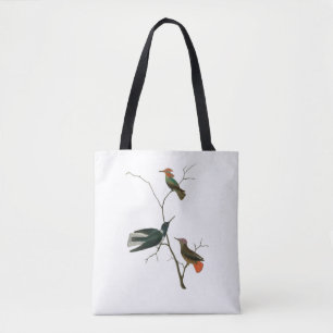 Bolso De Tela Tres pájaros