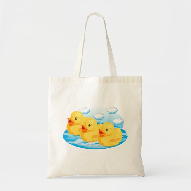 Bolso De Tela Tres patos (Frente)