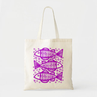 Bolso De Tela Tres peces - Púrpura