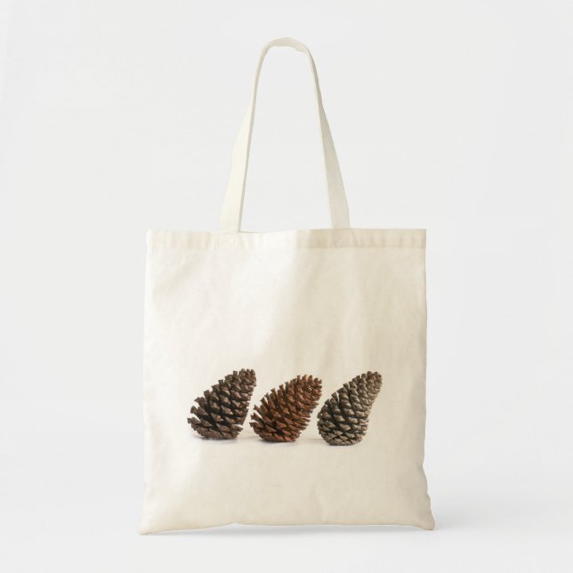 Bolso De Tela Tres pinecones (Frente)