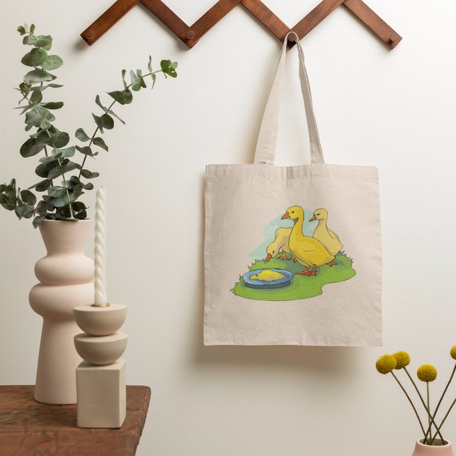 Bolso De Tela Tres pollos amarillos (Subido por el creador)