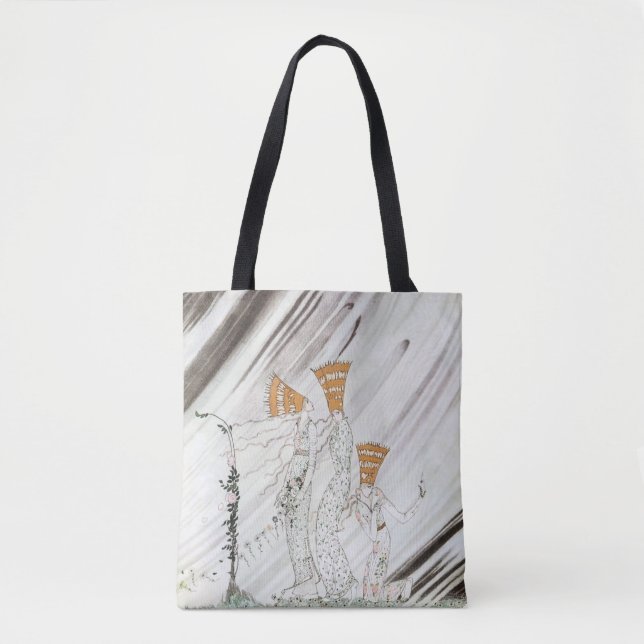Bolso De Tela Tres princesas en la montaña azul de Kay Nielsen (Anverso)