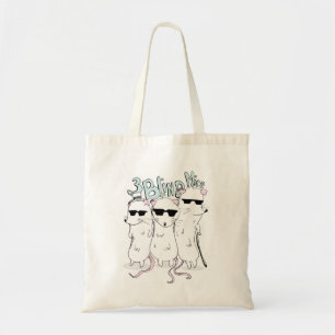 Bolso De Tela tres ratones ciegos