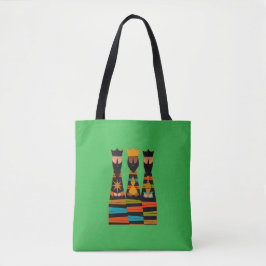 Bolso De Tela Tres Reyes Magos Moderno de Mitad de Siglo
