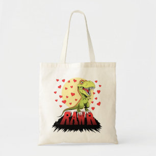 Bolso De Tela Trex Rawr