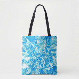Bolso De Tela Triángulo de cristal, fondo 3D representado.