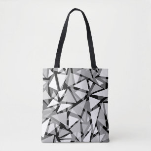 Bolso De Tela triángulo geométrico