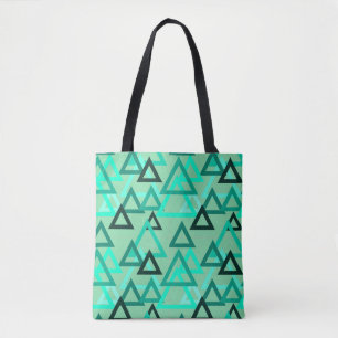 Bolso De Tela Triángulos dispersos