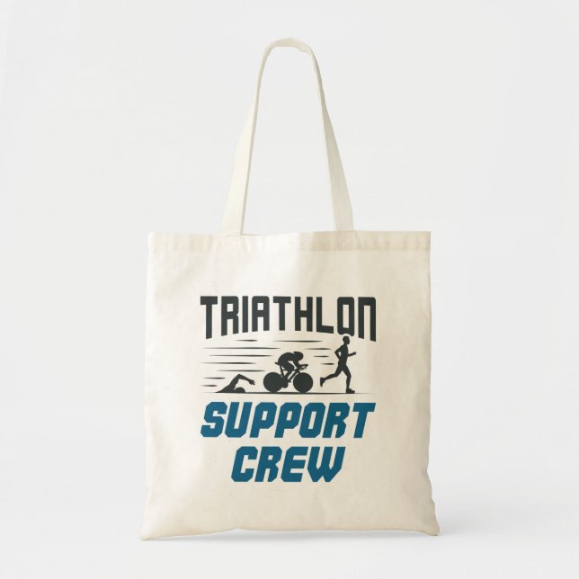 Bolso De Tela Triathlon Support Crew (Frente)