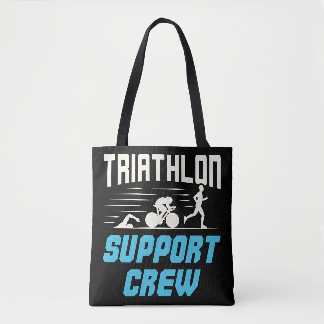 Bolso De Tela Triathlon Support Crew (Anverso)