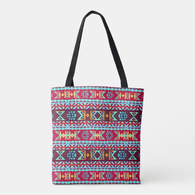 Bolso De Tela Tribal de la isla de Bright (Reverso)