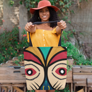Bolso De Tela Tribal de Pende