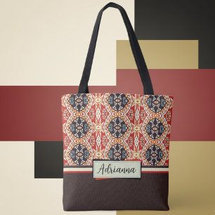 Bolso De Tela Tribal isla del tono terrestre