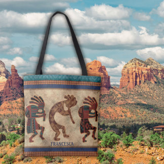 Bolso De Tela Tribal Kokopelli Sudoeste