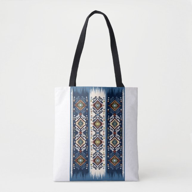 Bolso De Tela Tribal Threads (Anverso)