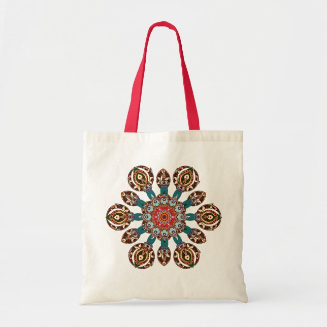 Bolso De Tela Tribalix Mandala Bag (Frente)
