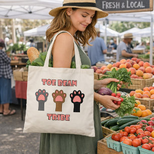 Bolso De Tela Tribu de Dedos de Gato Patitas de Gato Lindas