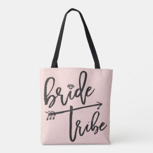 Bolso De Tela Tribu de novias cepillada fiesta de novias de diam