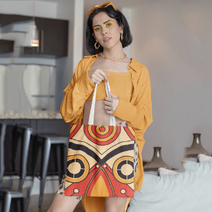 Bolso De Tela Tribuna azteca plana