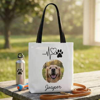 Bolso De Tela Tributo conmovedor a la foto del corazón de tu mas