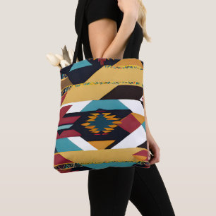 Bolso De Tela Tributo de resumen nativo americano 02