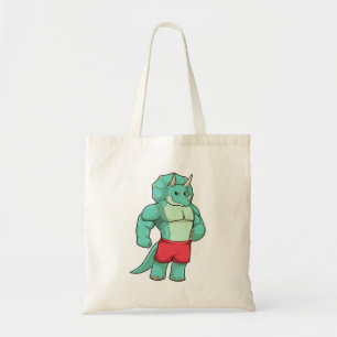 Bolso De Tela Triceratops como culturista en Bodybuilding