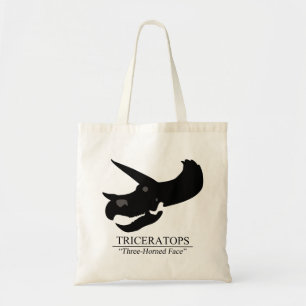 Bolso De Tela Triceratops Skull