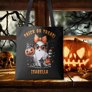 Bolso De Tela Trick o Tote de trineo de Fantasma espeluznante