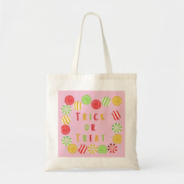 Bolso De Tela Trick O Tratamiento De Candy Halloween