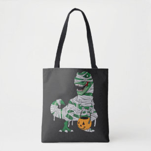 Bolso De Tela Trick o tratamiento de dinosaurio