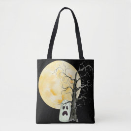 Bolso De Tela Trick o trato fantasma asustado