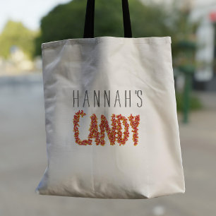 Bolso De Tela Trick o trato personalizado de maíz de dulce de Ha