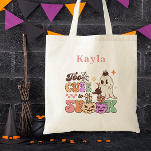 Bolso De Tela Trick O Trek Cute Y Tocante Chicas Niños