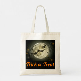 Bolso De Tela Trick o Trek TU NOMBRE Traumeante Crows Canvas Can