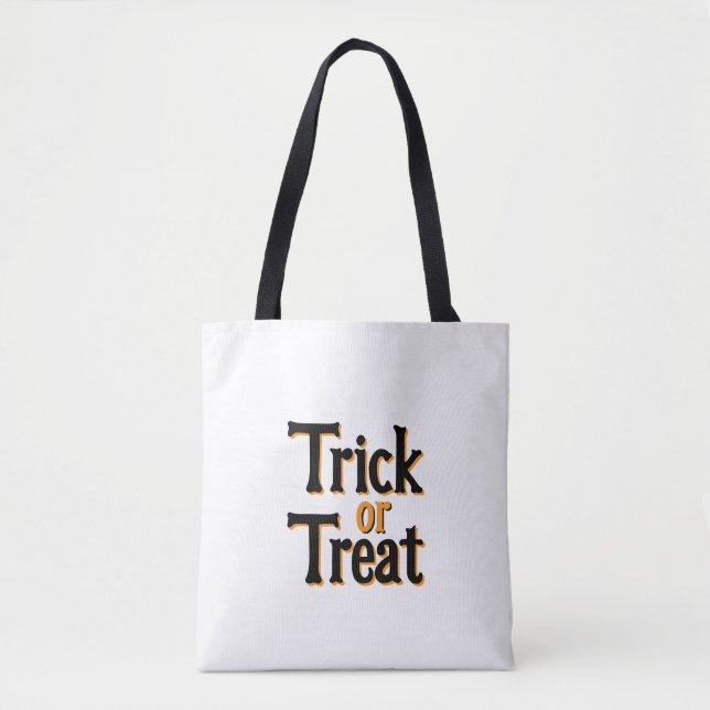 Bolso De Tela Trick O Trete Canvas Tote Bag (Anverso)