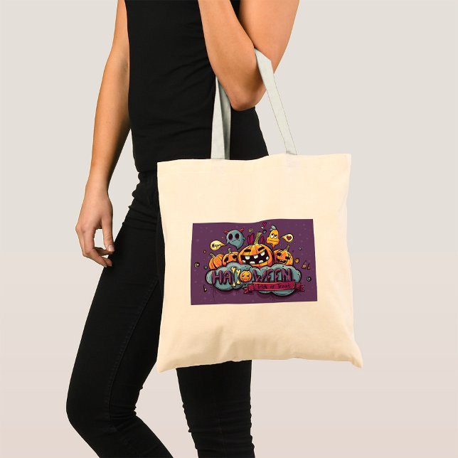 Bolso De Tela Trick O Trete Tote Bag (Subido por el creador)