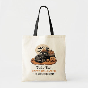 Bolso De Tela Trick o trick al guión moderno Feliz Halloween