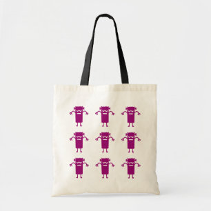 Bolso De Tela Trick or Treat Frankenstein Púrpura Lona