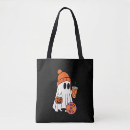 Bolso De Tela Trick or Treat Halloween Ghost