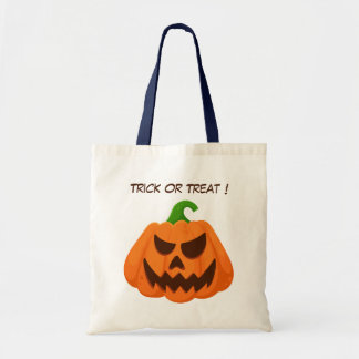 Bolso De Tela Trick or Treat Halloween Tote Bag