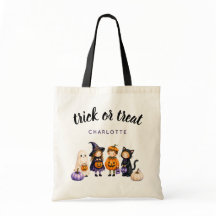 Trick or Treat Personalizado Divertido Halloween N