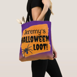 Bolso De Tela Trick-or-Tret de Halloween personalizado