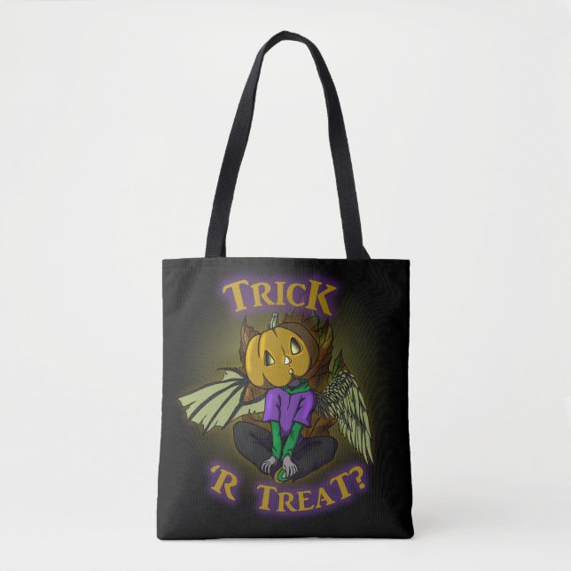 Bolso De Tela Trick R Treat (Anverso)