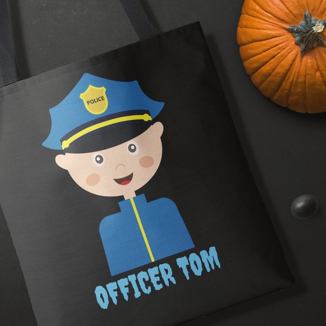Bolso De Tela Trick Trek de Oficial de Policía de Halloween (Subido por el creador)