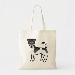 Bolso De Tela Tricolor Smooth Fox Terrier Perro de Dibujos Anima